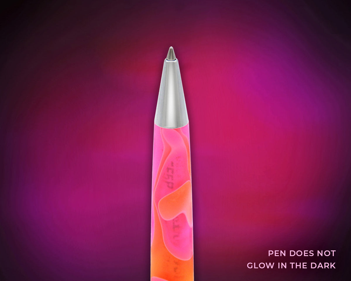 Tornado™ Acrylic Cosmic Swirl Pink & Orange Rollerball Pen