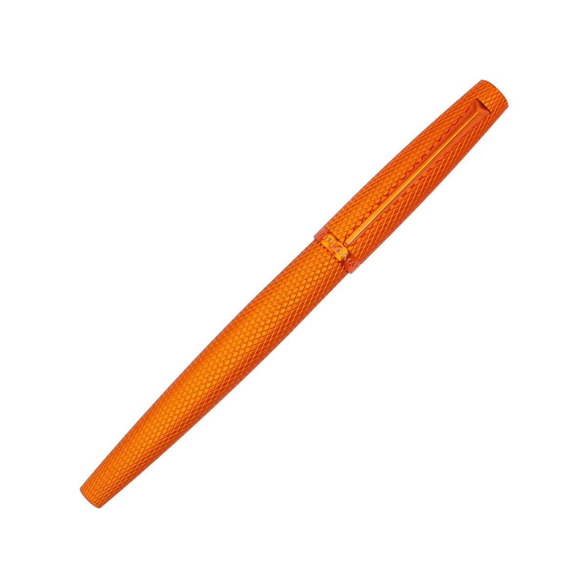 Diplomat Viper Orange Guilloche Rollerball Pen