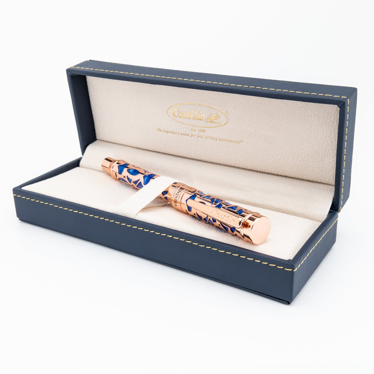 Conklin Endura Deco Crest Rollerball Pen Blue