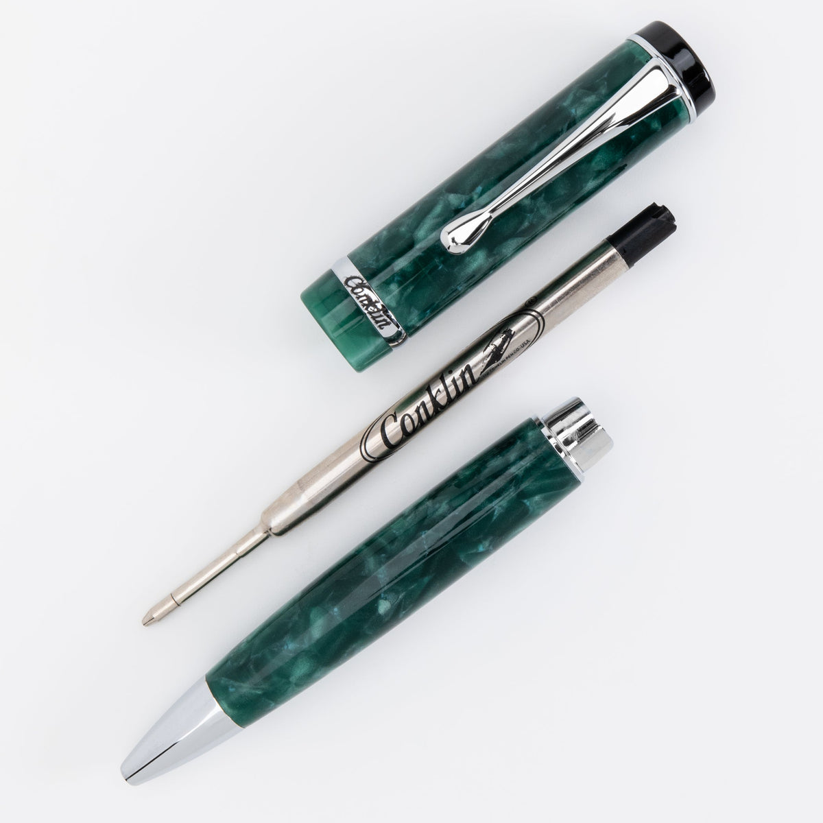 Conklin Duragraph Forest Green Ballpoint Pen