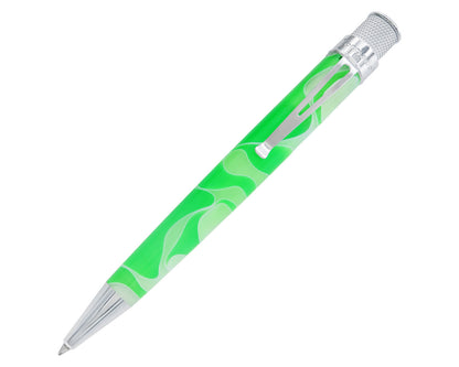 Tornado™ Acrylic Cosmic Swirl Green & White Rollerball Pen
