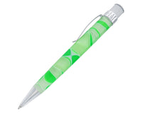 Tornado™ Acrylic Cosmic Swirl Green & White Rollerball Pen