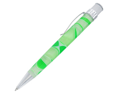 Tornado™ Acrylic Cosmic Swirl Green & White Rollerball Pen