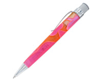 Tornado™ Acrylic Cosmic Swirl Pink & Orange Rollerball Pen
