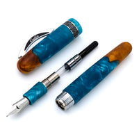 Conklin 1898 Limited Edition Spectra Fusion Fountain Pen Blue Chrome