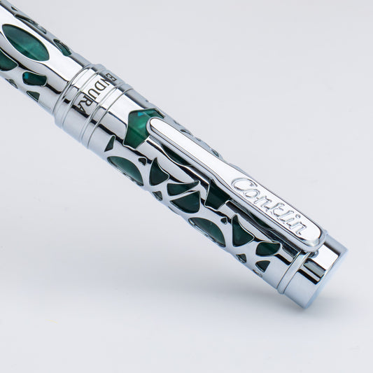Conklin Endura Deco Crest Fountain Pen Green