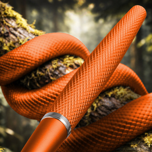 Diplomat Viper Orange Guilloche Ballpoint Pen
