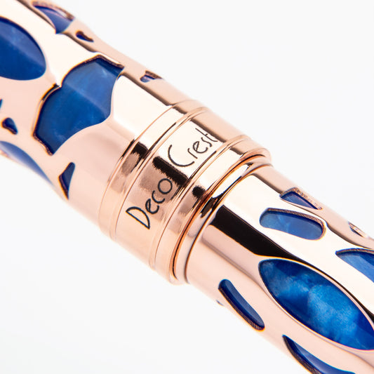 Conklin Endura Deco Crest Rollerball Pen Blue