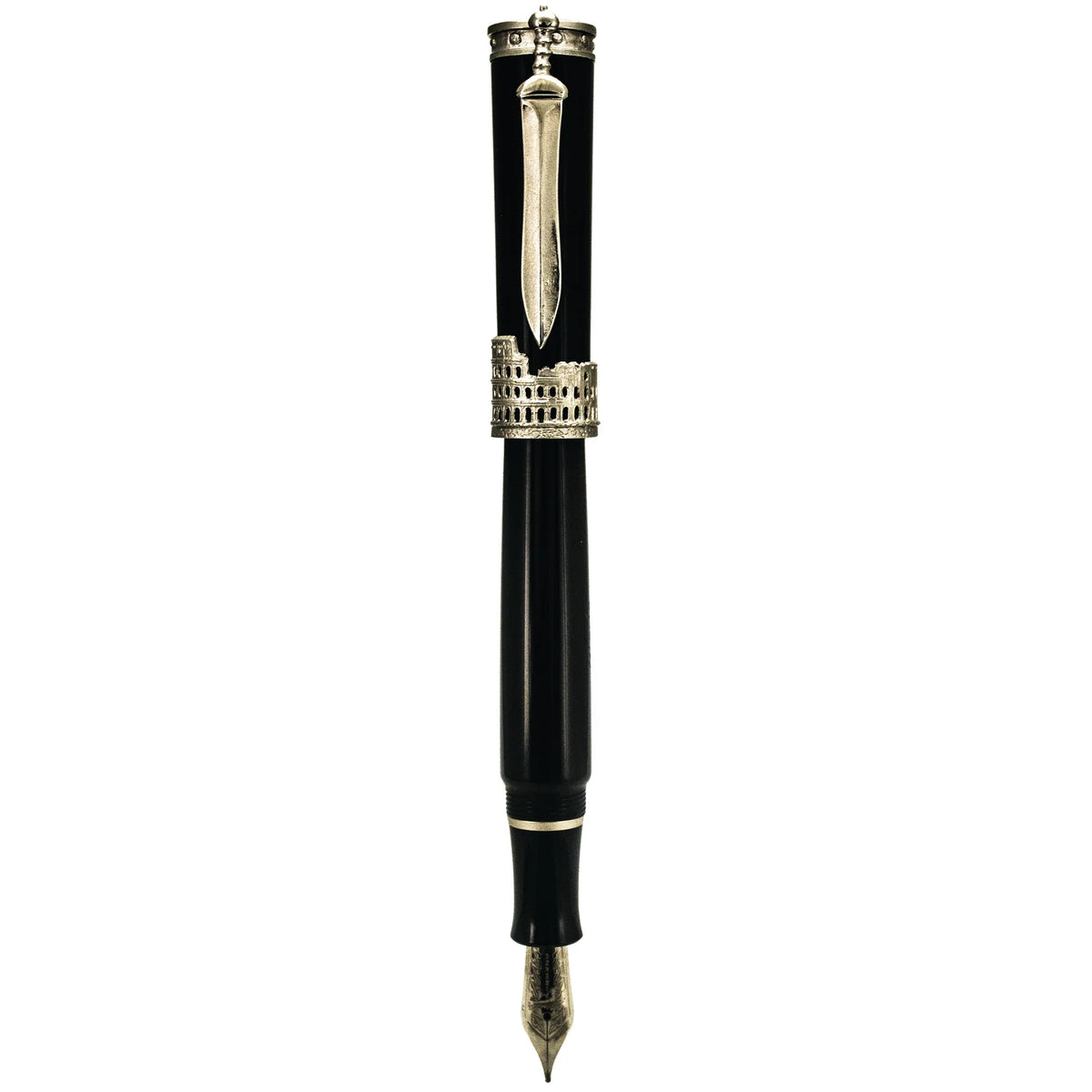 Stipula Gladiator Black Fountain Pen Medium - Minor Imperfections