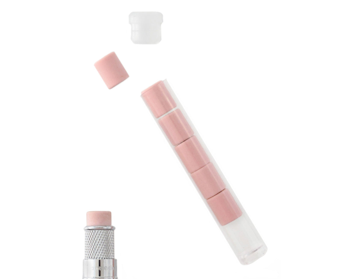 Pink Tornado™ Pencil Erasers 6pk