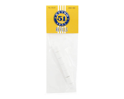 White Tornado™ Pencil Erasers 6pk