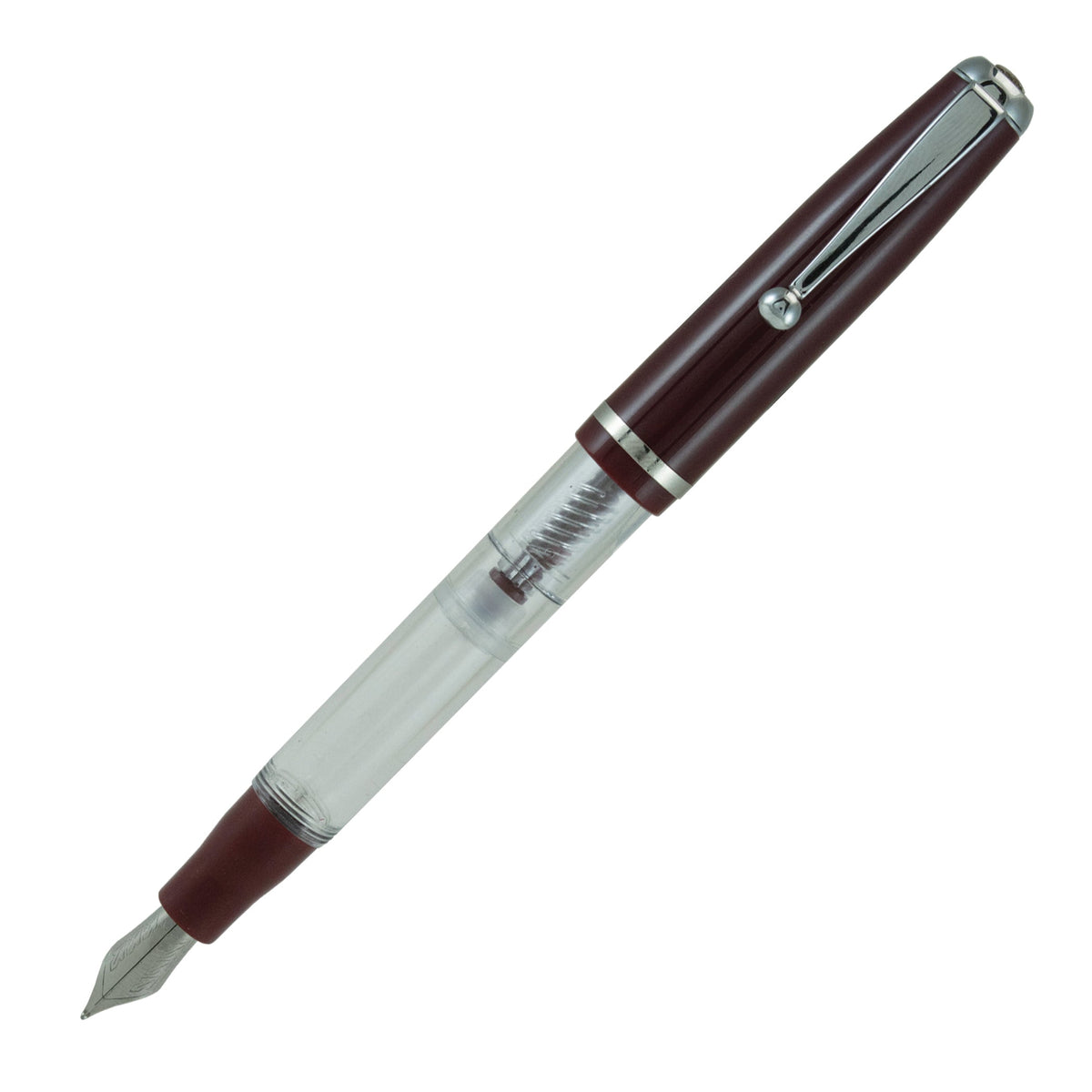 Stipula Splash V-Flex Piston Bordeaux Fountain Pen