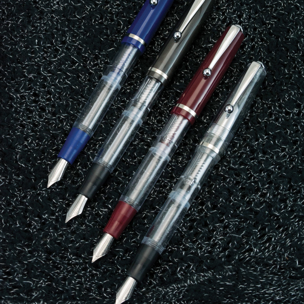 Stipula Splash V-Flex Piston Crystal Clear Fountain Pen