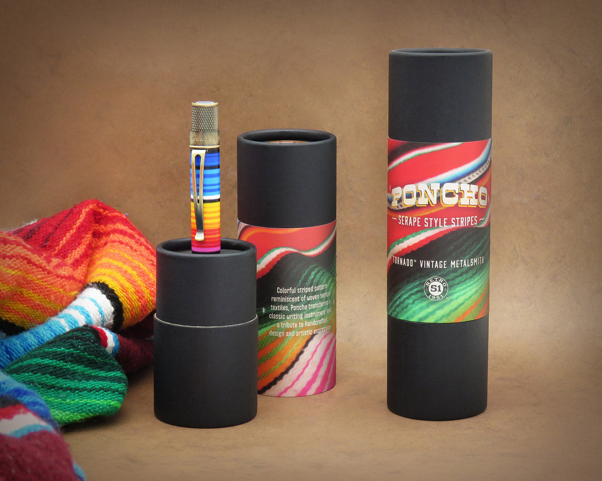Tornado™ Vintage Metalsmith - Poncho Rollerball Pen