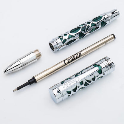 Conklin Endura Deco Crest Rollerball Pen Green
