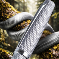 Diplomat Viper Silver Guilloche Ballpoint Pen