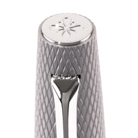 Diplomat Viper Silver Guilloche Fountain Pen Fine/Medium Nib